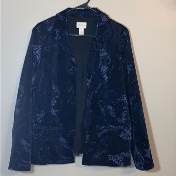 Chico's Jackets & Blazers - Chico’s Navy & Black Blazer